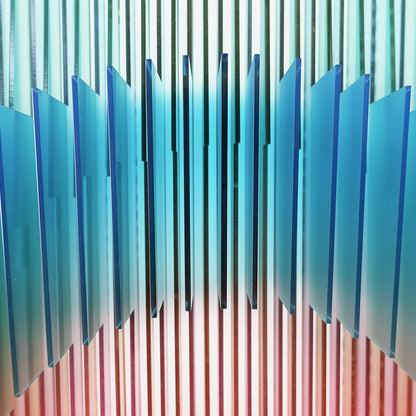 Rainbow Circle Acrylic Installation Art