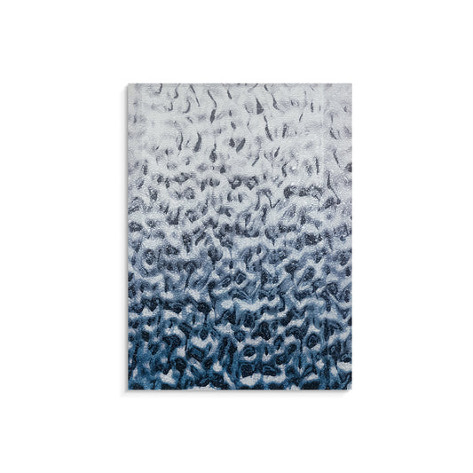 Blue Gradient Texture Acrylic Installation Art
