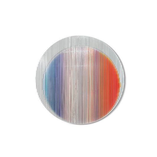 Rainbow Colored Lines Acrylic Installation Art