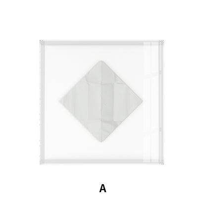 Rhombus acrylic installation art